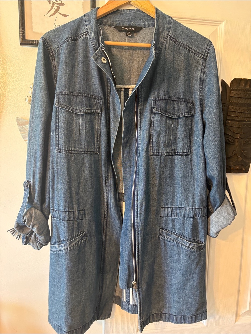 Chadwicks Blue Denim Jean Jacket